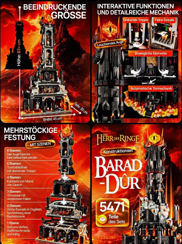 Barad dûr steckbausteine - steckbausteine, 5471